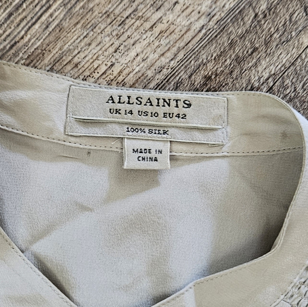 All saints sirius silk dress - Picture 3 of 5